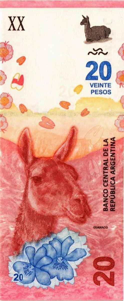 АРГЕНТИНА 20 ПЕСО 1