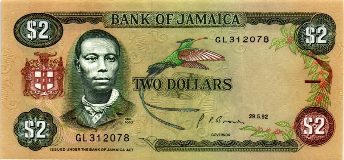 ЯМАЙКА 2 ДОЛЛАРА 1