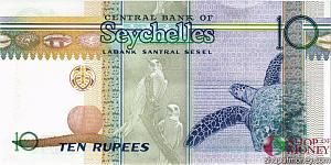 СЕЙШЕЛЬСКИЕ ОСТРОВА 10 РУПИЙ 2