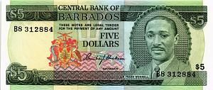 БАРБАДОС 5 ДОЛЛАРОВ 1