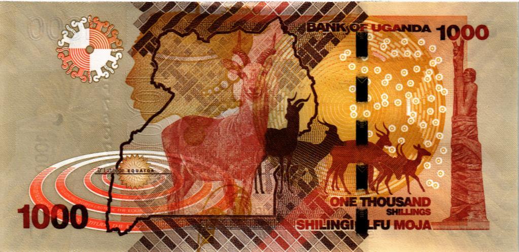 УГАНДА 1000 ШИЛЛИНГОВ 2