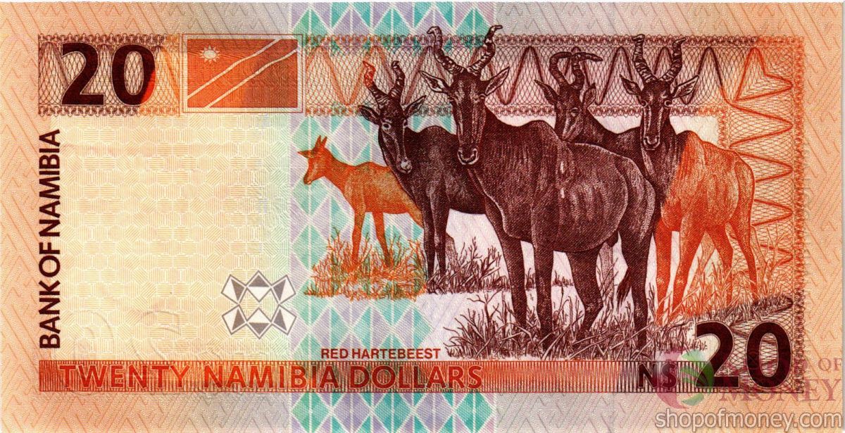НАМИБИЯ 20 ДОЛЛАРОВ 2
