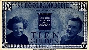 НИДЕРЛАНДЫ 10 ГУЛЬДЕНОВ (ШКОЛЬНЫЕ ДЕНЬГИ) 1