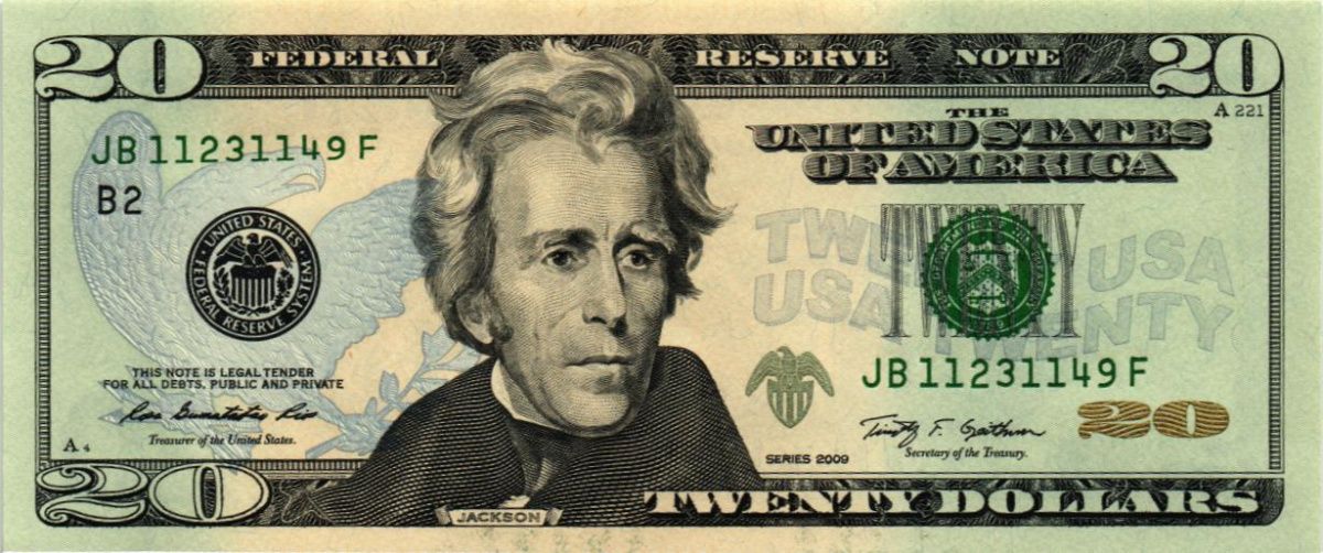 США 20 ДОЛЛАРОВ (B - НЬЮ-ЙОРК) 1