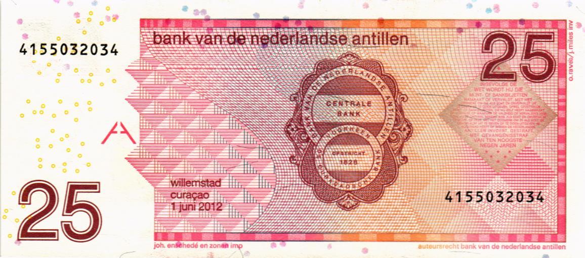 НИДЕРЛАНДСКИЕ АНТИЛЬСКИЕ ОСТРОВА 25 ГУЛЬДЕНОВ 2