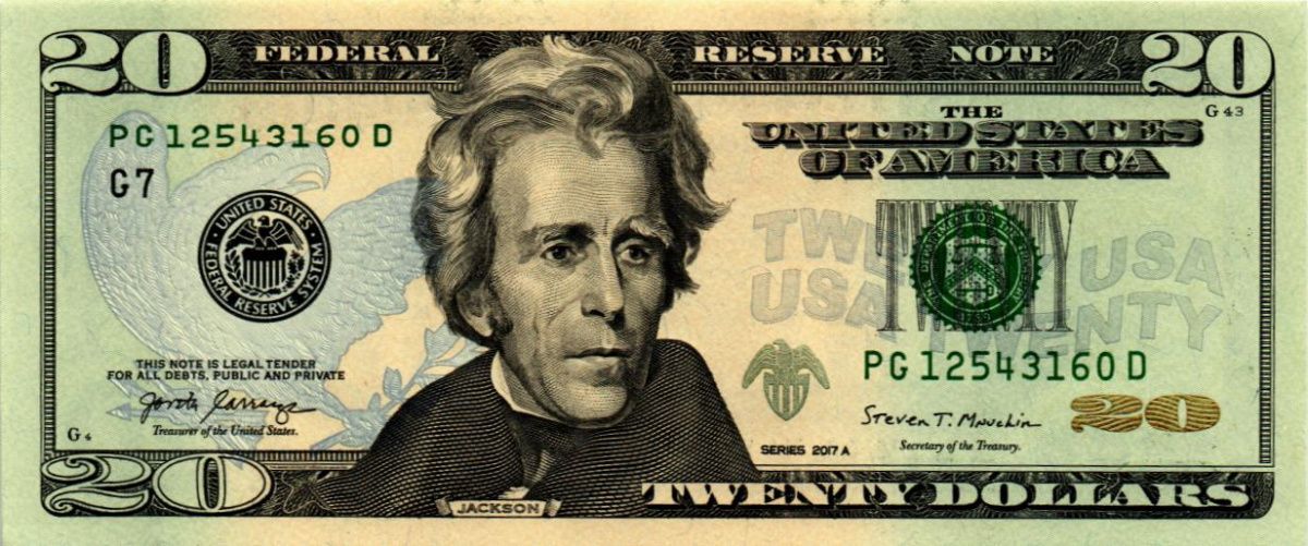 США 20 ДОЛЛАРОВ (G - ЧИКАГО) 1