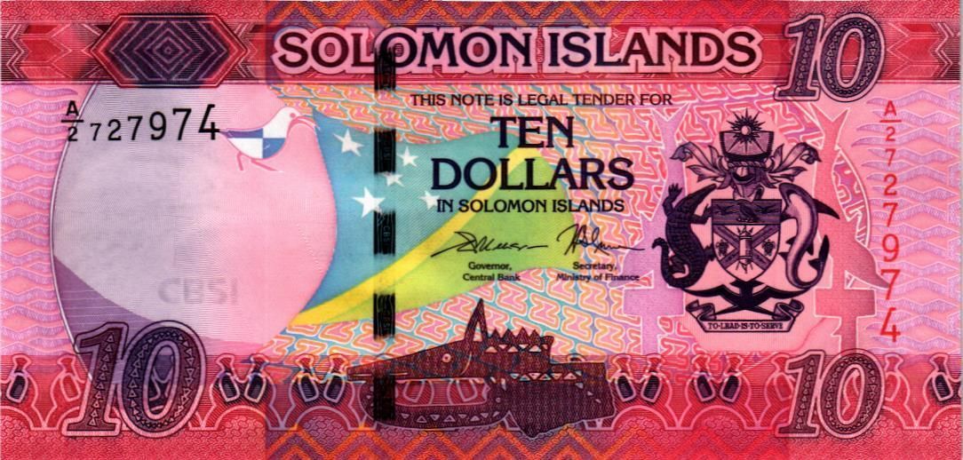 СОЛОМОНОВЫ ОСТРОВА 10 ДОЛЛАРОВ 1