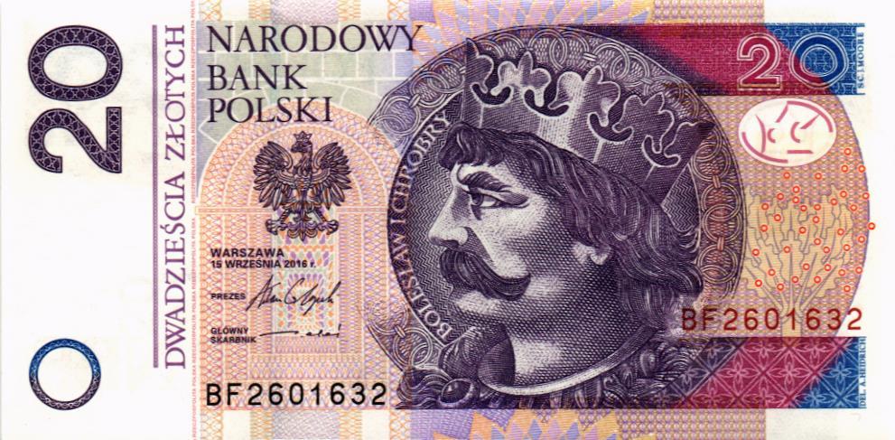 ПОЛЬША 20 ЗЛОТЫХ 1
