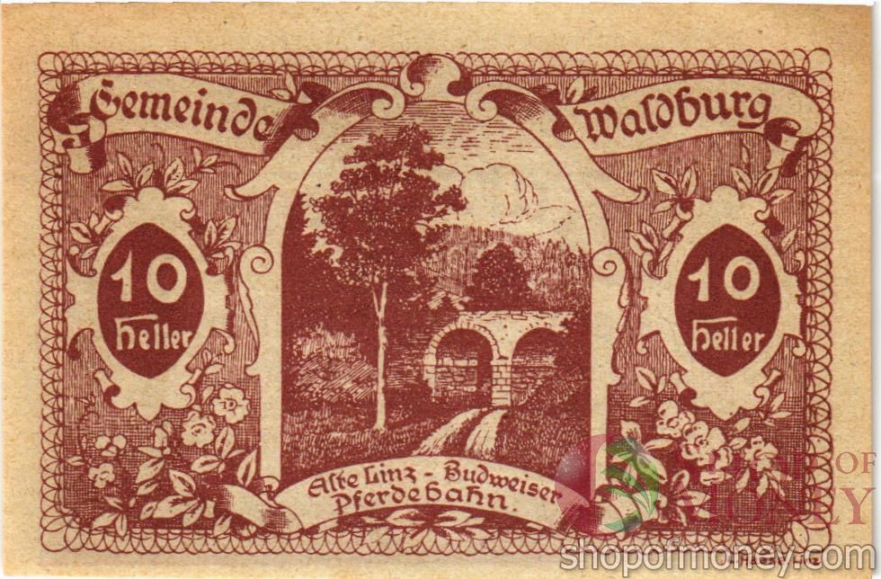 АВСТРИЯ 10 ХЕЛЛЕРОВ (НОТГЕЛЬД) 2