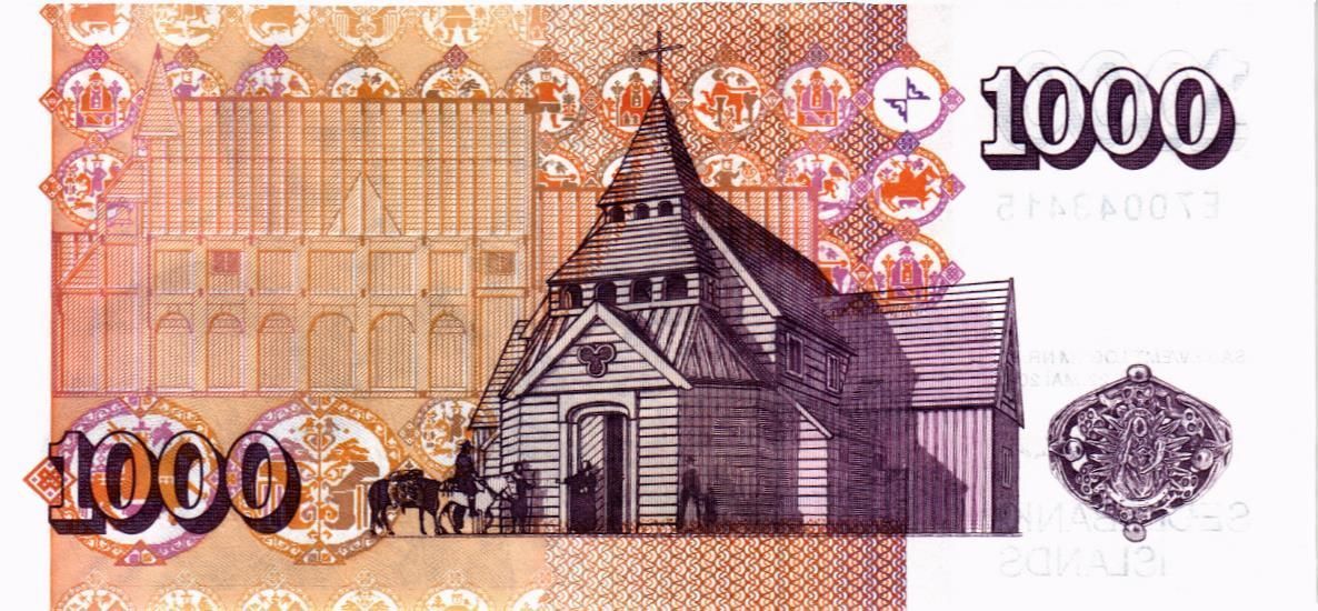 ИСЛАНДИЯ 1000 КРОН 2