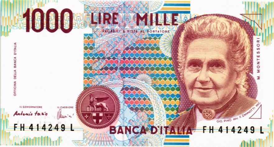 ИТАЛИЯ 1000 ЛИР 1