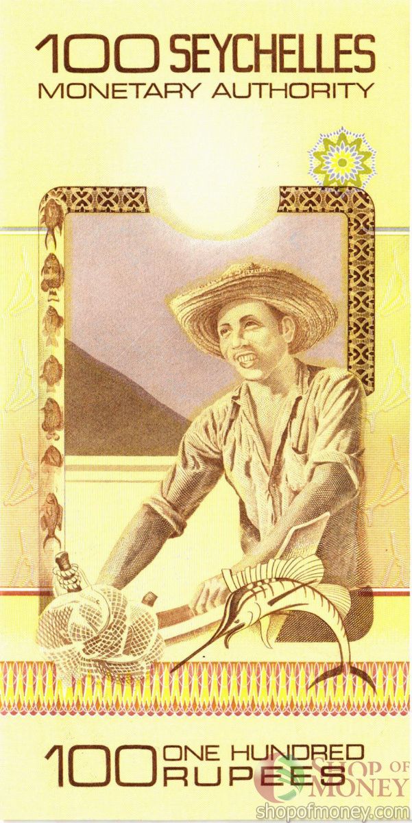 СЕЙШЕЛЬСКИЕ ОСТРОВА 100 РУПИЙ 2