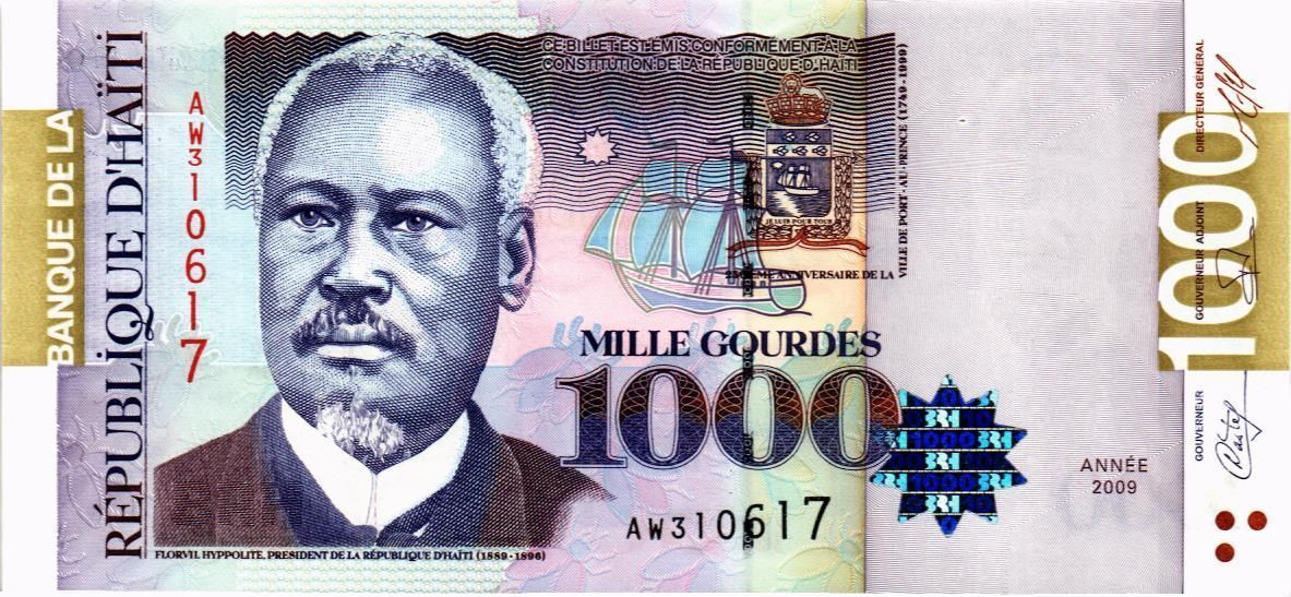 ГАИТИ 1000 ГУРДОВ 1