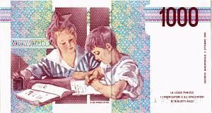 ИТАЛИЯ 1000 ЛИР 2