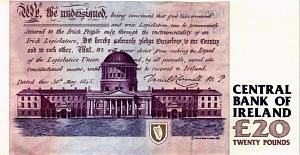 ИРЛАНДИЯ 20 ФУНТОВ (19.08.1996) 2