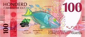 КЮРАСАО И СИНТ-МАРТЕН 100 ГУЛЬДЕНОВ 1