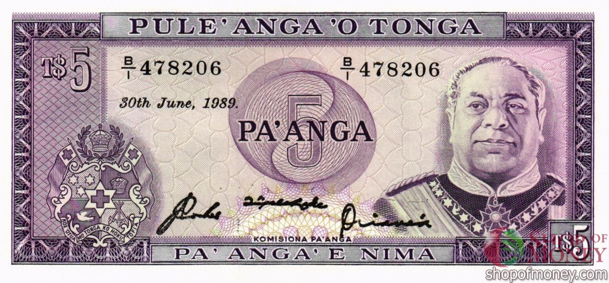 ТОНГА 5 ПААНГА 1