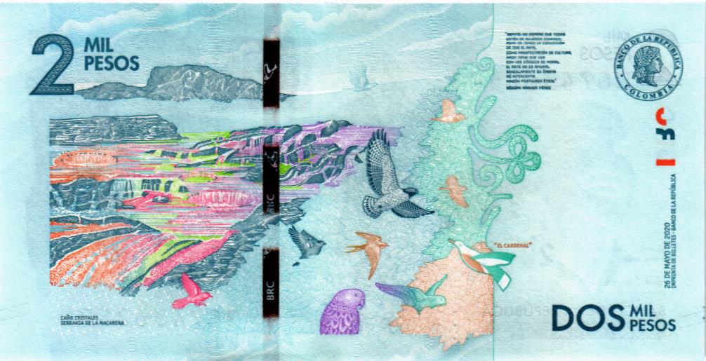 КОЛУМБИЯ 2000 ПЕСО 2