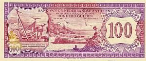 НИДЕРЛАНДСКИЕ АНТИЛЬСКИЕ ОСТРОВА 100 ГУЛЬДЕНОВ 2