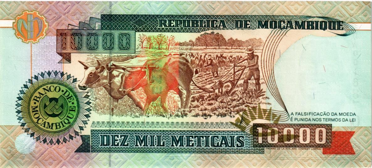 МОЗАМБИК 10000 МЕТИКАЛЬ 2