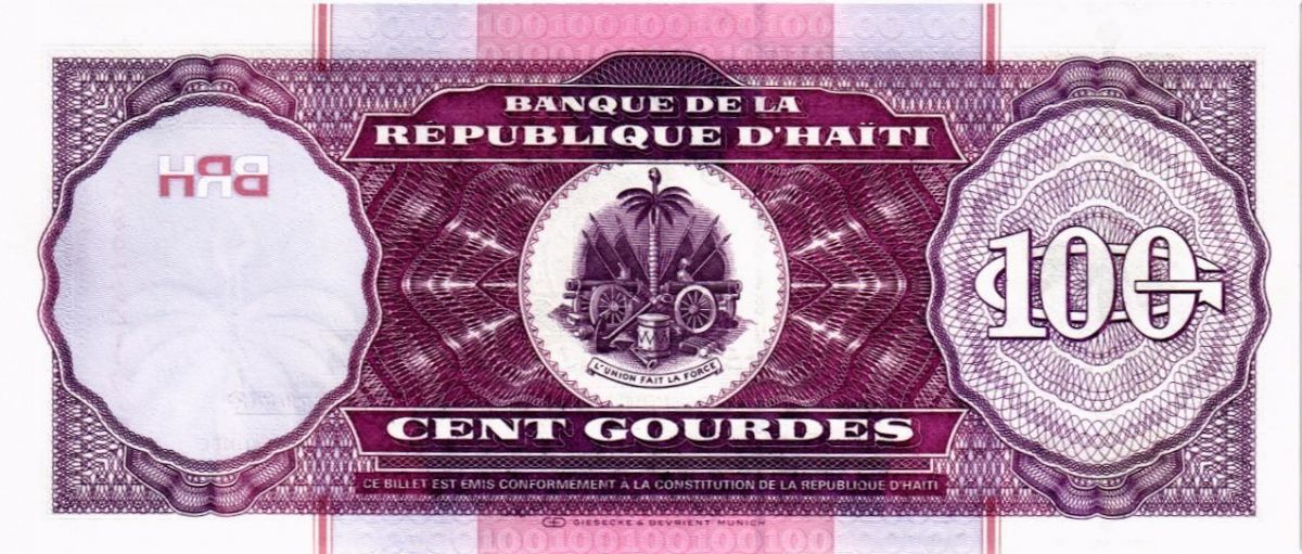 ГАИТИ 100 ГУРДОВ 2