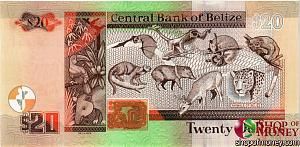 БЕЛИЗ 20 ДОЛЛАРОВ 2