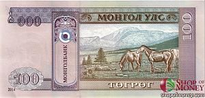 МОНГОЛИЯ 100 ТУГРИКОВ 2