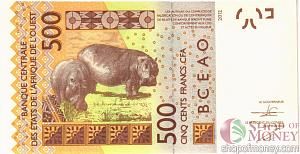 КОТ-Д'ИВУАР 500 ФРАНКОВ 2