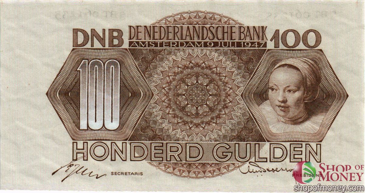 НИДЕРЛАНДЫ 100 ГУЛЬДЕНОВ 1