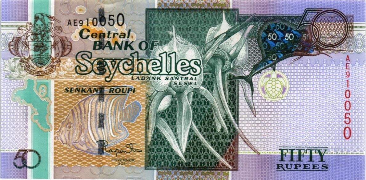 СЕЙШЕЛЬСКИЕ ОСТРОВА 50 РУПИЙ 1