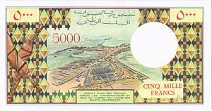ДЖИБУТИ 5000 ФРАНКОВ 2