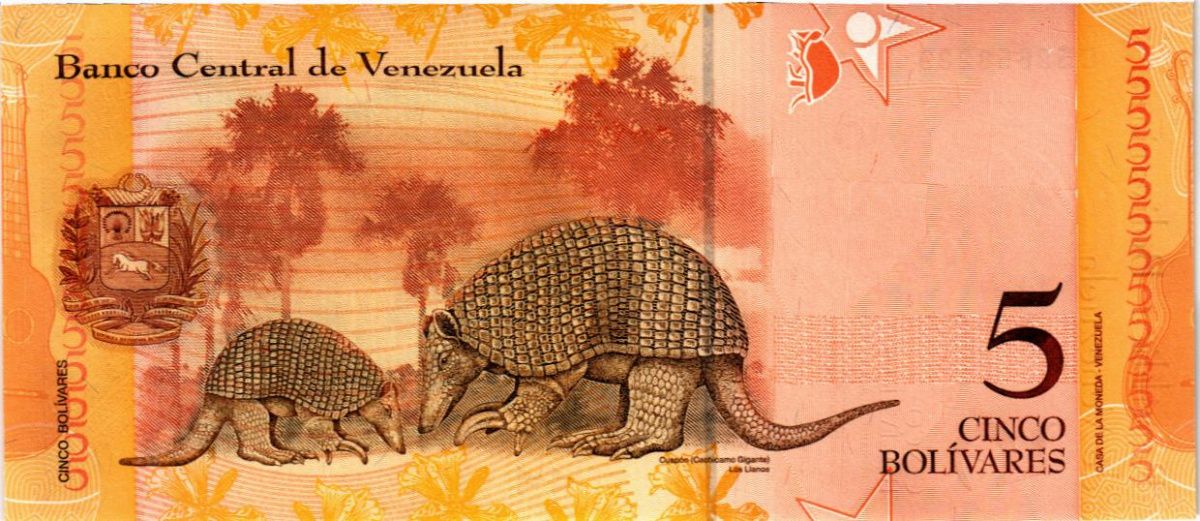 ВЕНЕСУЭЛА 5 БОЛИВАР (20.03.2007) 2