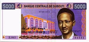 ДЖИБУТИ 5000 ФРАНКОВ 1