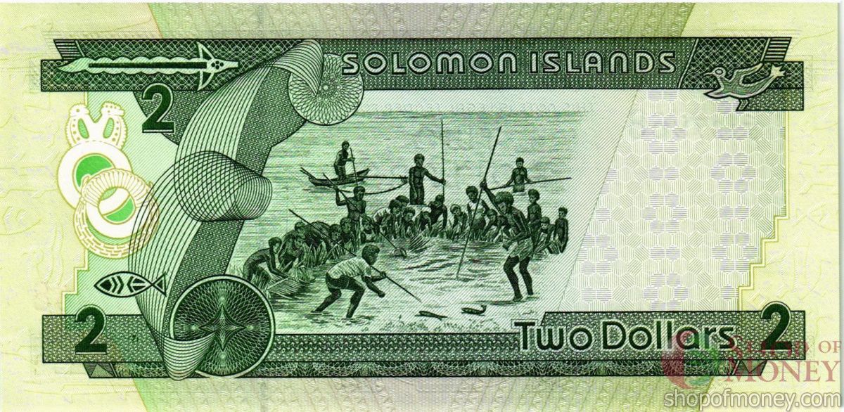 СОЛОМОНОВЫ ОСТРОВА 2 ДОЛЛАРА (C/3) 2