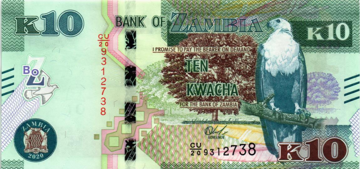 ЗАМБИЯ 10 КВАЧА 1