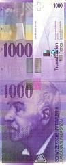 ШВЕЙЦАРИЯ 1000 ФРАНКОВ 1