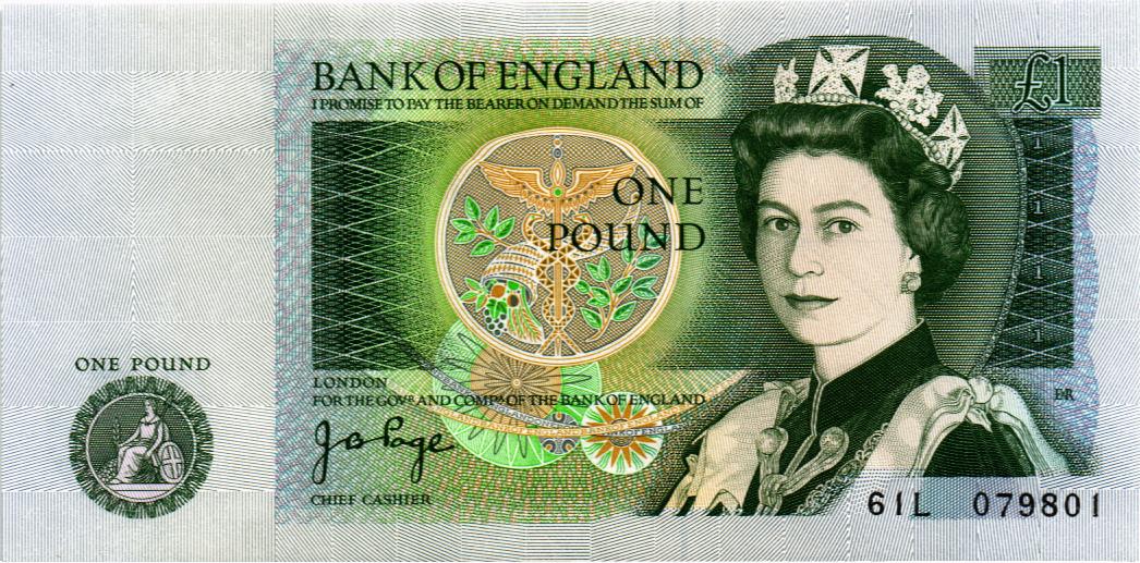 ВЕЛИКОБРИТАНИЯ/АНГЛИЯ 1 ФУНТ 1