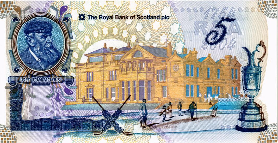 ШОТЛАНДИЯ 5 ФУНТОВ (ROYAL BANK OF SCOTLAND) 2