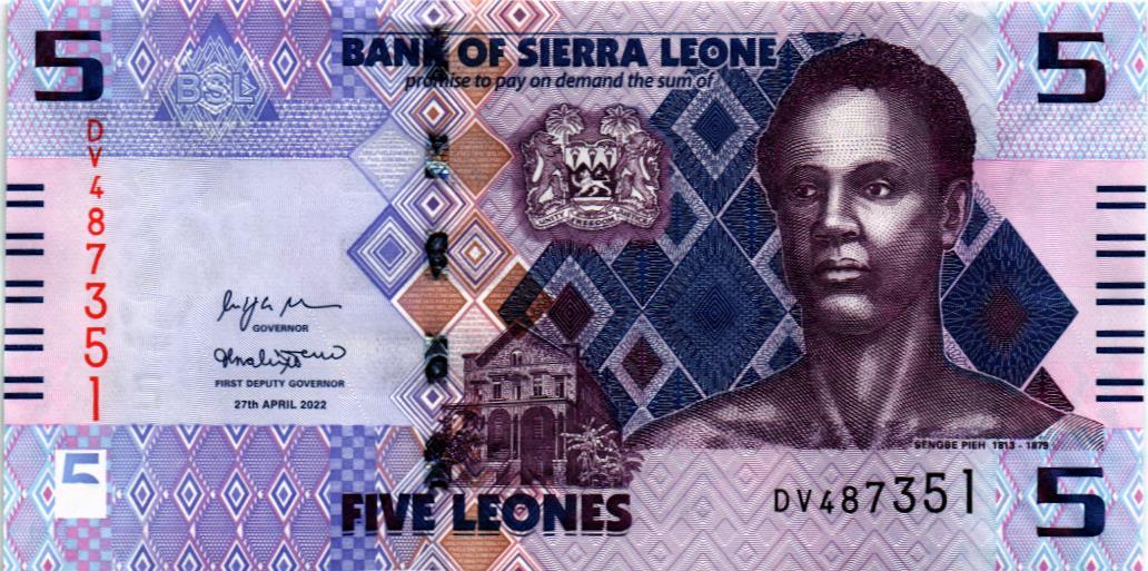 СЬЕРРА ЛЕОНЕ 5 ЛЕОНЕ 1