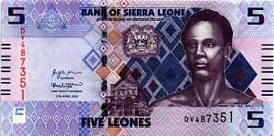 СЬЕРРА ЛЕОНЕ 5 ЛЕОНЕ 1