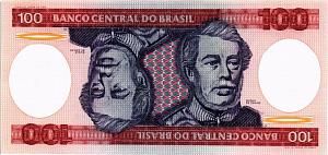 БРАЗИЛИЯ 100 КРУЗЕЙРО 1