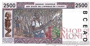 WAS - ТОГО 2500 ФРАНКОВ (T) 2