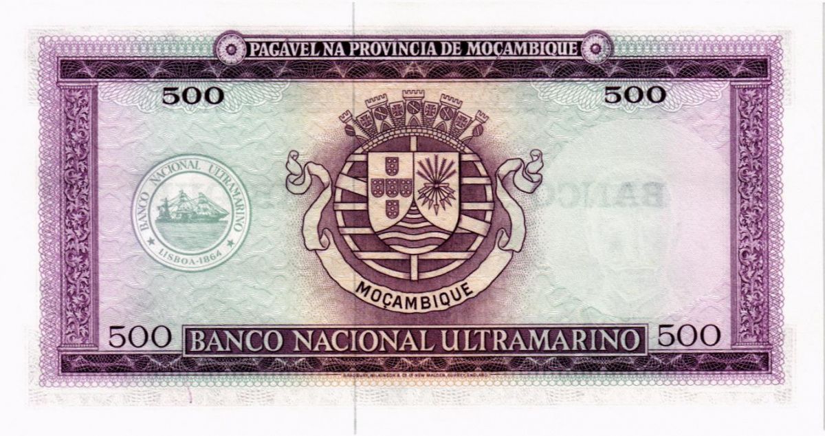 МОЗАМБИК 500 ЭСКУДО 2