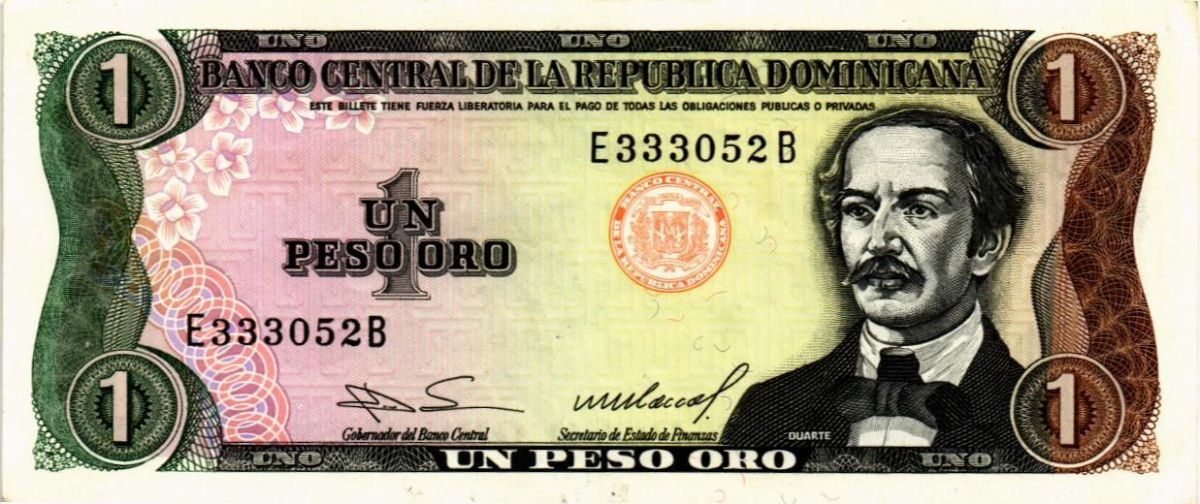 ДОМИНИКАНСКАЯ РЕСПУБЛИКА 1 ПЕСО 1