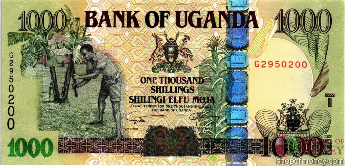УГАНДА 1000 ШИЛЛИНГОВ 1