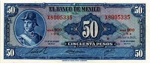 МЕКСИКА 50 ПЕСО (BOO) 1