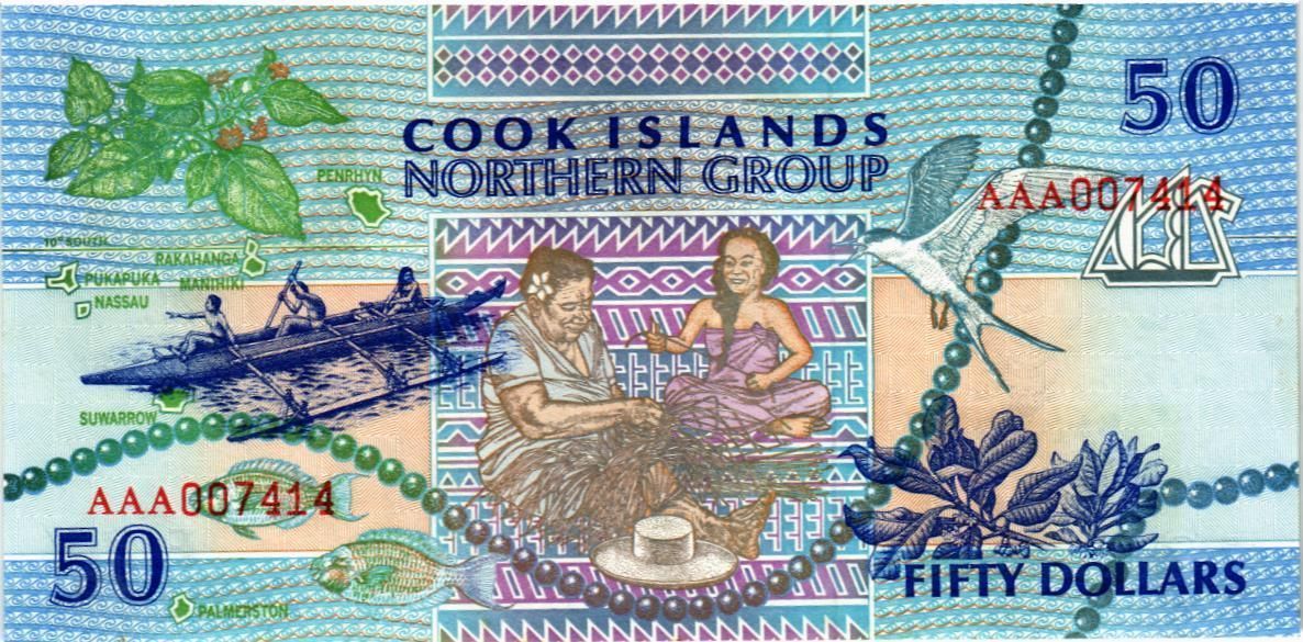 ОСТРОВА КУКА 50 ДОЛЛАРОВ 2