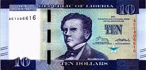 ЛИБЕРИЯ 10 ДОЛЛАРОВ 1