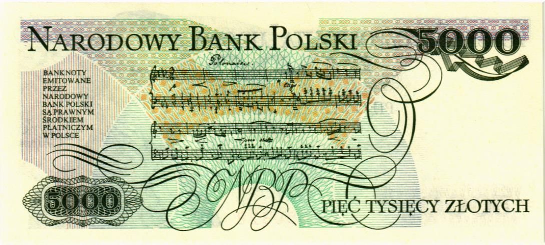 ПОЛЬША 5000 ЗЛОТЫХ 2