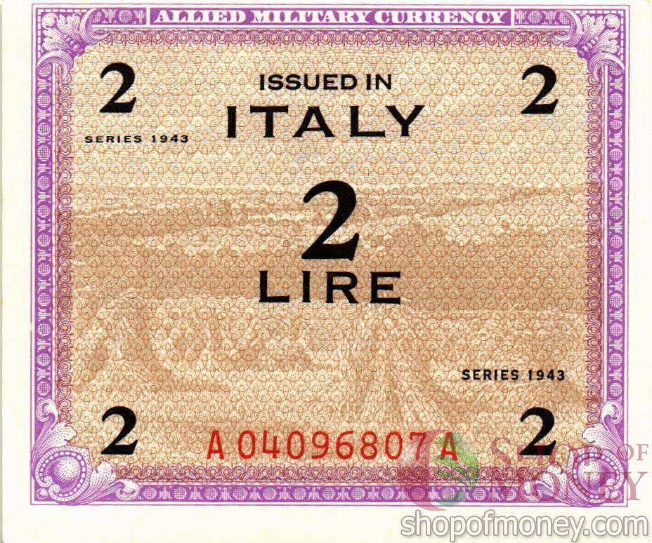 ИТАЛИЯ 2 ЛИРЫ 1